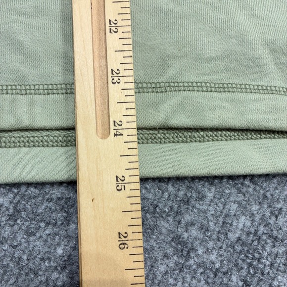 Hollister Oversized Sweatshirt Mens XS Sage Green Raglan Crew Neck - Picture 8 of 10